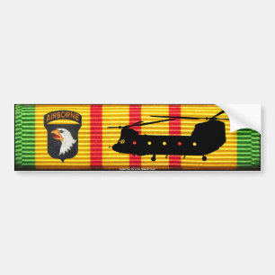 Autocollant De Voiture 101st Abne. Adhésif pour pare-chocs chinook de