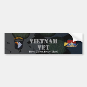 Autocollant De Voiture 101st adhésif pour pare-chocs du Vietnam de