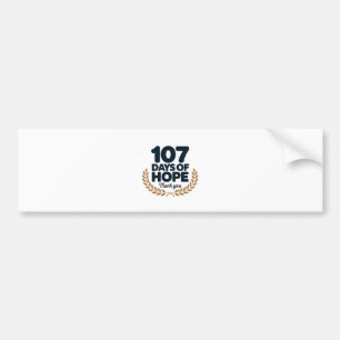 Autocollant De Voiture 107 jours DE L'Espoir merci kamala USA