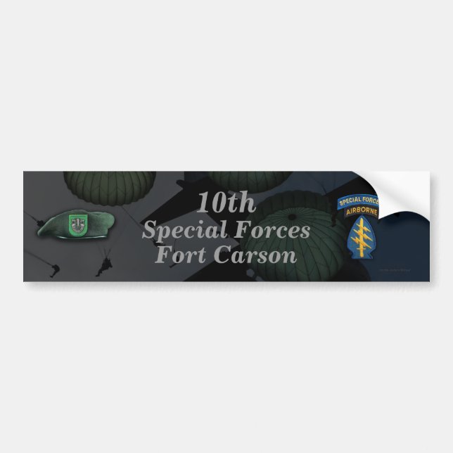 Autocollant De Voiture 10e Sticker Bumper de fort carson (Devant)