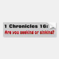 1 Chroniques 16:11 À la recherche ou au naufrage