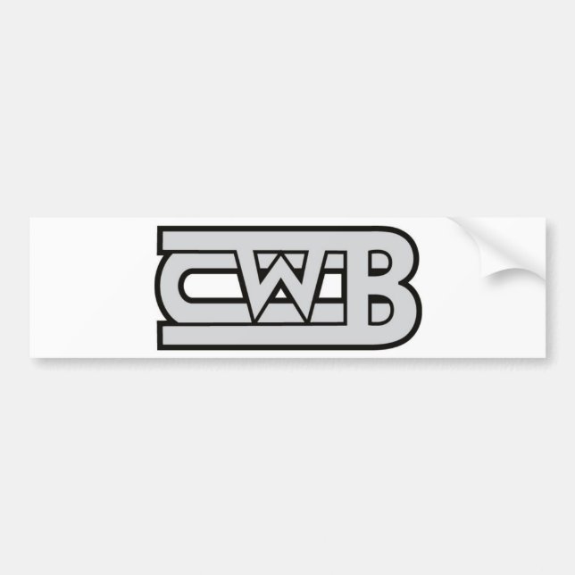 Autocollant De Voiture 1] logo de cwb [ (Devant)