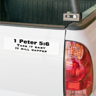 Autocollant De Voiture 1 Pierre 5:6 Sois Humble Que Ça Arrive
