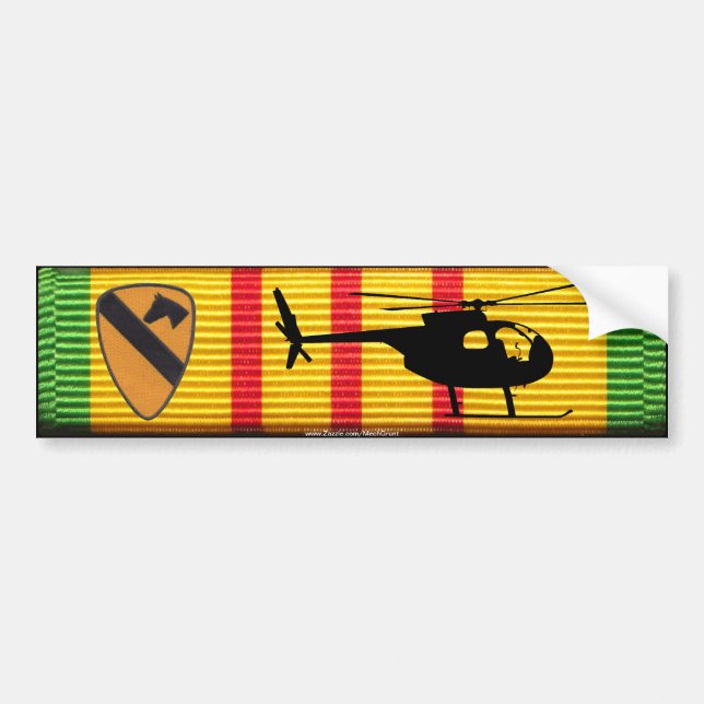 Autocollant De Voiture 1re division de cavalerie Sticker-6 Loach VSM (Devant)