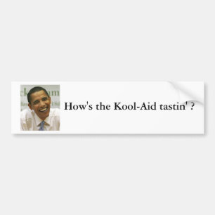 Autocollant De Voiture 2009-06-08-Obama, comment la Kool-Aide est-elle du