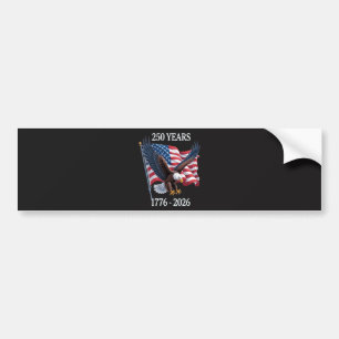 Autocollant De Voiture 250 Ans Anniversaire Drapeau Américain Usa 1776-20