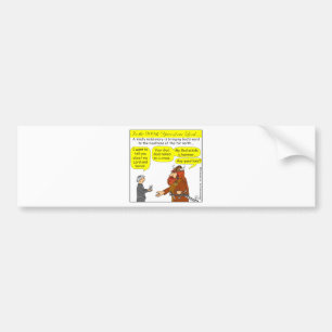 Autocollant De Voiture 258 Dieu/bande dessinée athée d'humour en couleu