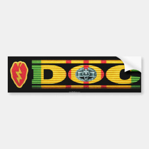 Autocollant De Voiture 25ème FNI. Division. Doc. avec l'autocollant de