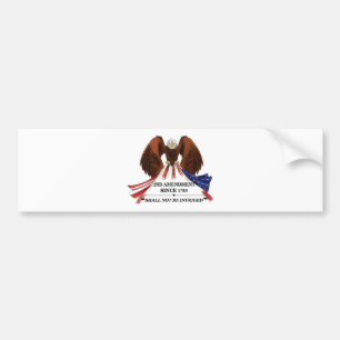 Autocollant De Voiture 2e amendement Oreiller
