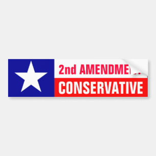 Autocollant De Voiture 2ème Conservateur d'amendement