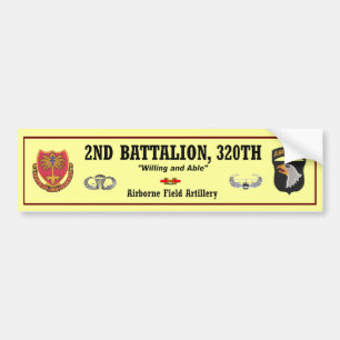 Autocollant De Voiture 2ème Milliard, 320th fa Bumper.Sticker