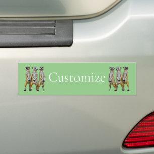 Autocollant De Voiture 3 Meerkats debats Thunder_Cove