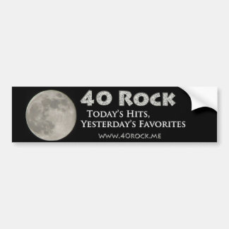 Autocollant De Voiture 40 roche Bumpersticker par radio