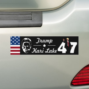 Autocollant De Voiture 47 Trump Kari Lake 2024