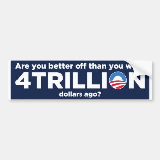 Autocollant De Voiture 4 trillion de dollars