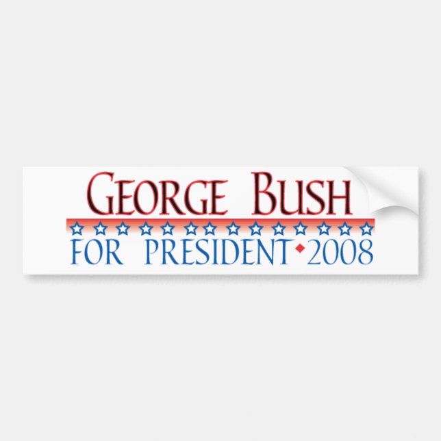 Autocollant De Voiture 4prez-bush (Devant)
