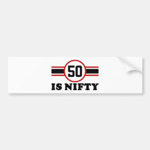 Autocollant De Voiture 50e anniversaire