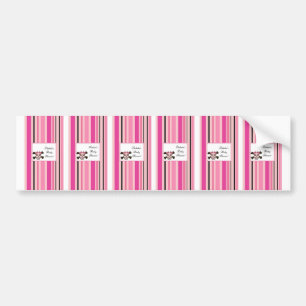 Autocollant De Voiture 6 Hershey's Miniature Étiquette fille Pink Punk Cr