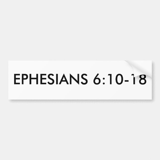 Autocollant De Voiture 6h10 d'EPHESIANS - 18 (Devant)