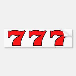 AUTOCOLLANT DE VOITURE 777