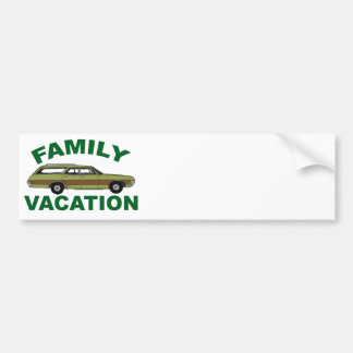 Autocollant De Voiture 80s Vacances familiales