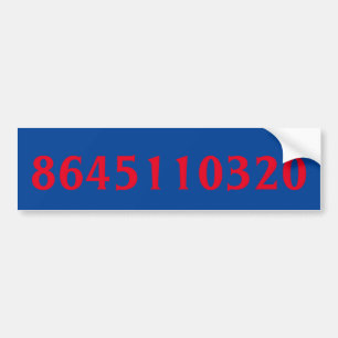 Autocollant De Voiture 8645110320 Trump Votez-Le Sticker De Bumper