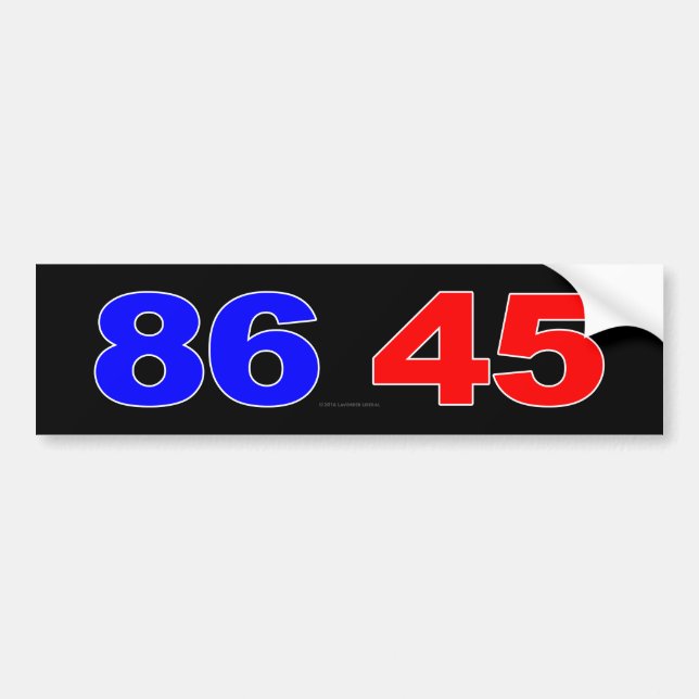 AUTOCOLLANT DE VOITURE 86 45 (Devant)