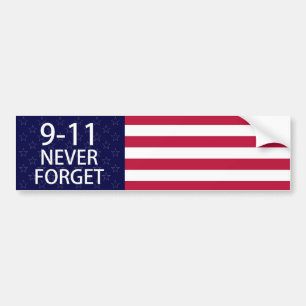 Autocollant De Voiture 9-11 jamais oublier