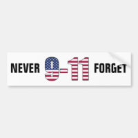 9-11 n'oubliez jamais l'adhésif pour pare-chocs