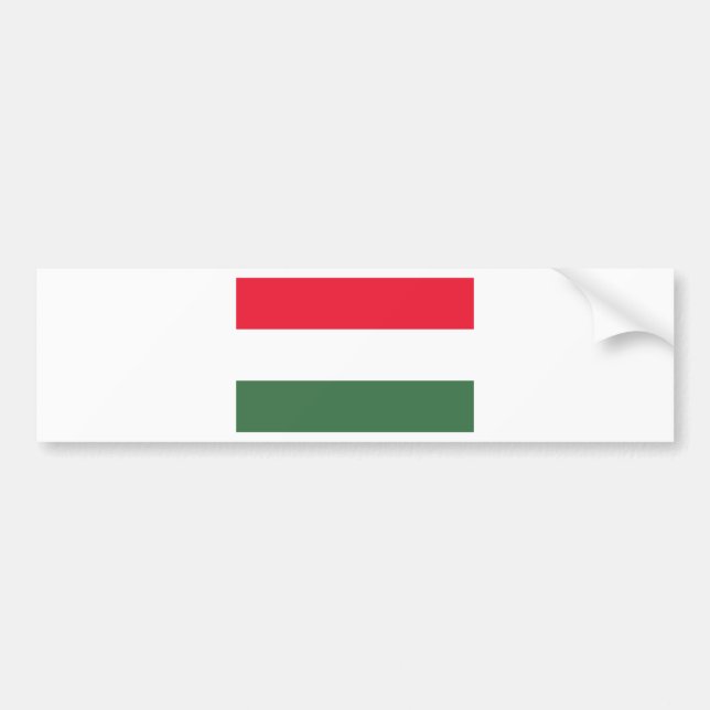 Autocollant De Voiture A bas prix ! Drapeau Hongrie (Devant)