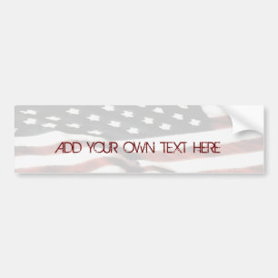 Autocollant De Voiture A customisé ce drapeau Bumpersticker de liberté