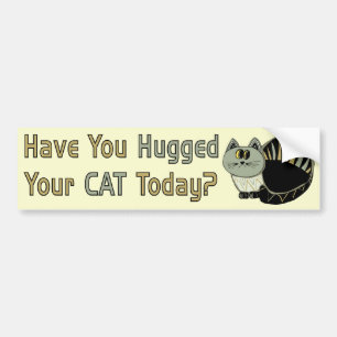 Autocollant De Voiture A étreint votre chat