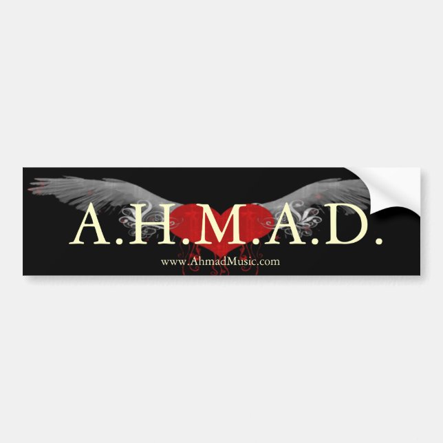 Autocollant De Voiture A.H.M.A.D. Adhésif pour pare-chocs (Devant)