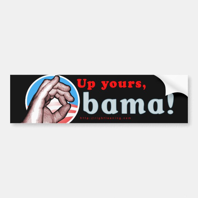 Autocollant De Voiture À toi, Obama (Devant)