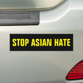 Autocollant De Voiture AAPI Arrêter la haine asiatique