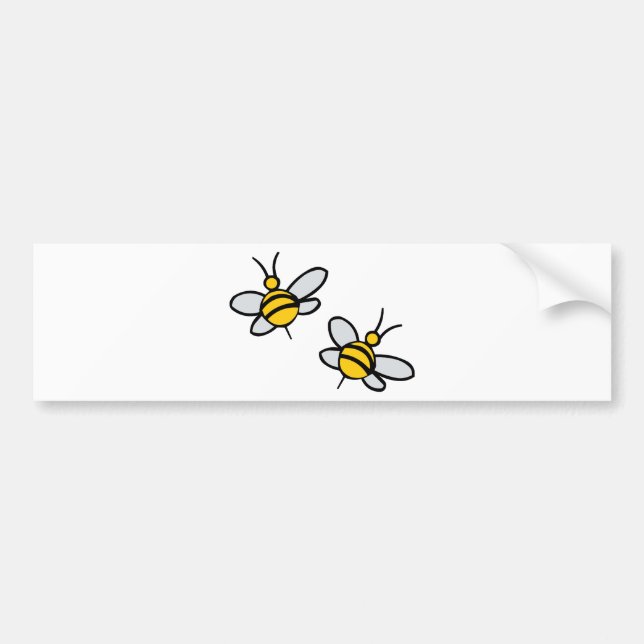 Autocollant De Voiture Abeilles (Devant)