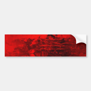 Autocollant De Voiture Abstrait rouge