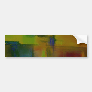 Autocollant De Voiture Abstrait vert moderne