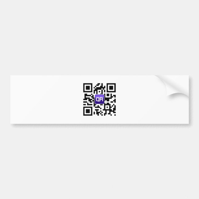 Autocollant De Voiture accessoires codés par QR de coutume de (Devant)