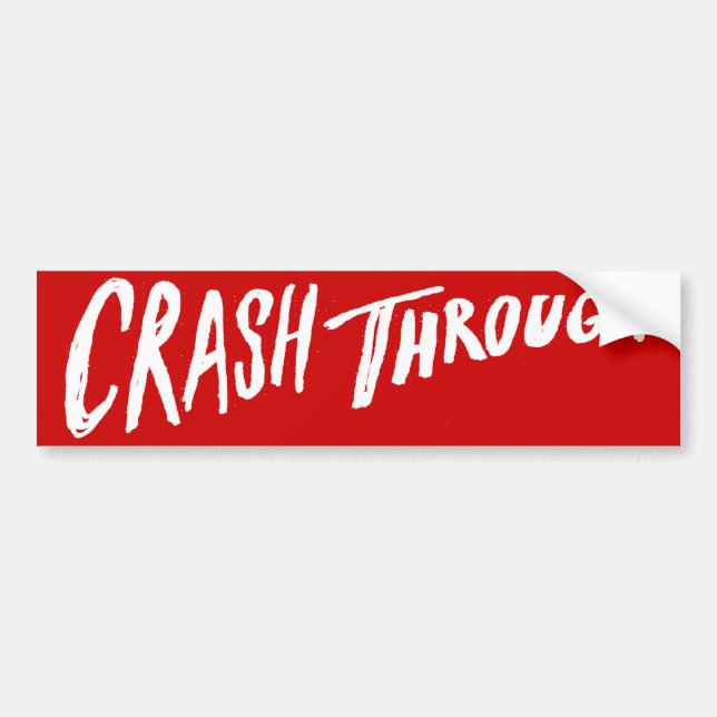 Autocollant De Voiture Accident par l'adhésif pour pare-chocs - logo (Devant)