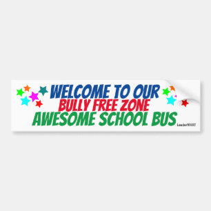 Autocollant De Voiture Accueil à notre… autobus scolaire ! Signage