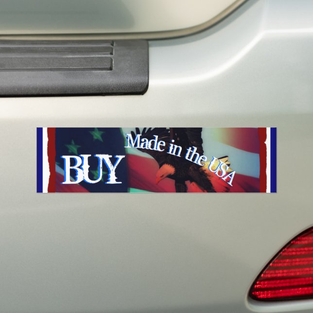Autocollant De Voiture Acheter Made in the USA Bumper Sticker (En voiture)