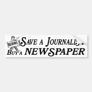Autocollant De Voiture Achetez le journal sauvent l'adhésif pour