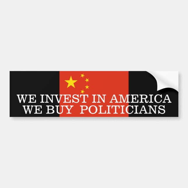 Autocollant De Voiture ACHETEZ UN Sticker Bumper POLITICIENS (Devant)