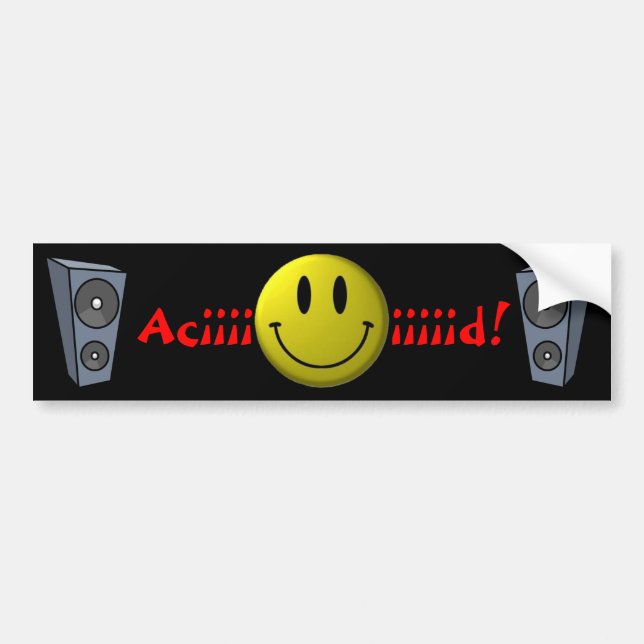 Autocollant De Voiture Aciiiiiiid ! (Devant)