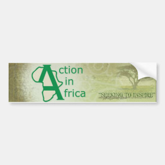 Autocollant De Voiture Action dans l'adhésif pour pare-chocs de l'Afrique