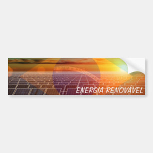 Autocollant De Voiture Adesivo para carro ENERGIA RENOVÁVEL