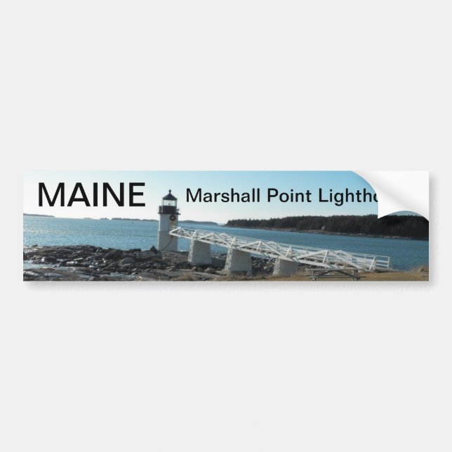 Autocollant De Voiture Adhésif pour pare-chocs 015 du Maine (Devant)