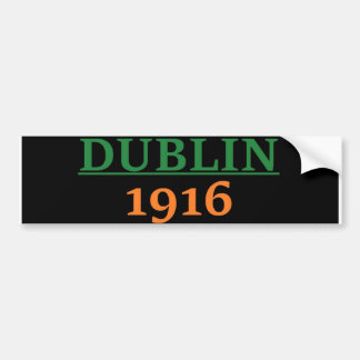 Autocollant De Voiture Adhésif pour pare-chocs 1916 de Dublin