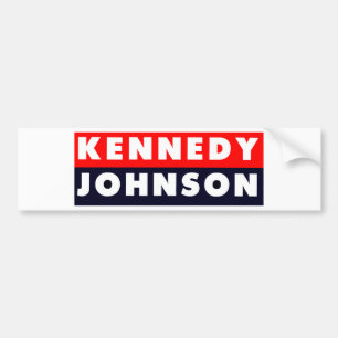 Autocollant De Voiture Adhésif pour pare-chocs 1960 de Kennedy Johnson